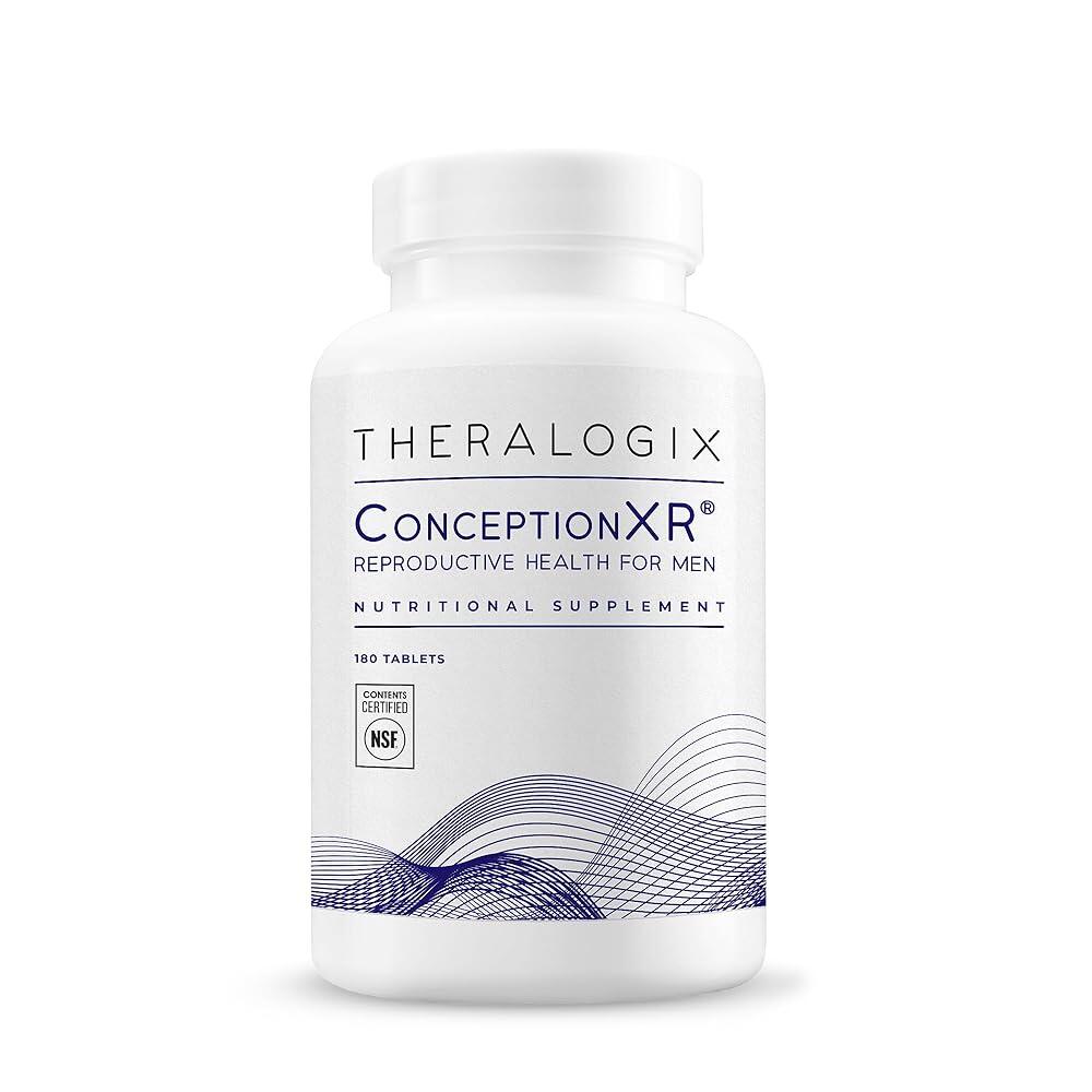 [해외] Theralogix ConceptionXR 남성용 생식 건강 불임 지원을 위한 임신 전 비타민 정자 건강을 남성 보충제