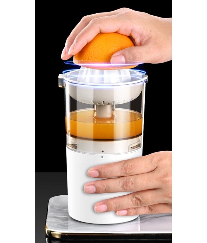 레몬 라임 스퀴저 즙 짜개 반자동 무선 충전식 주스기 전기 핸드 과일 압착기