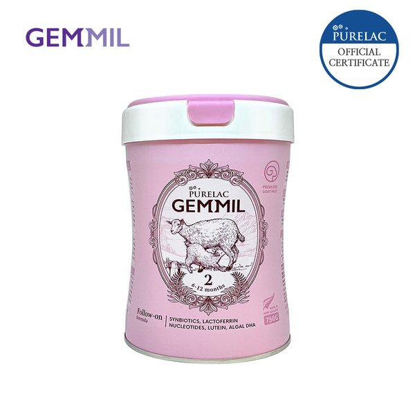 최고급 산양분유 젬밀 2단계 (6-12개월) 750g 1캔