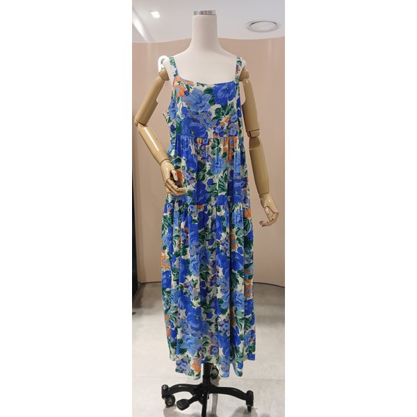 [신세계백화점]파프리카 (광주신세계)루미앤플로페미닌 .플라워프린트 하이웨이스트 원피스 SK2OP517J