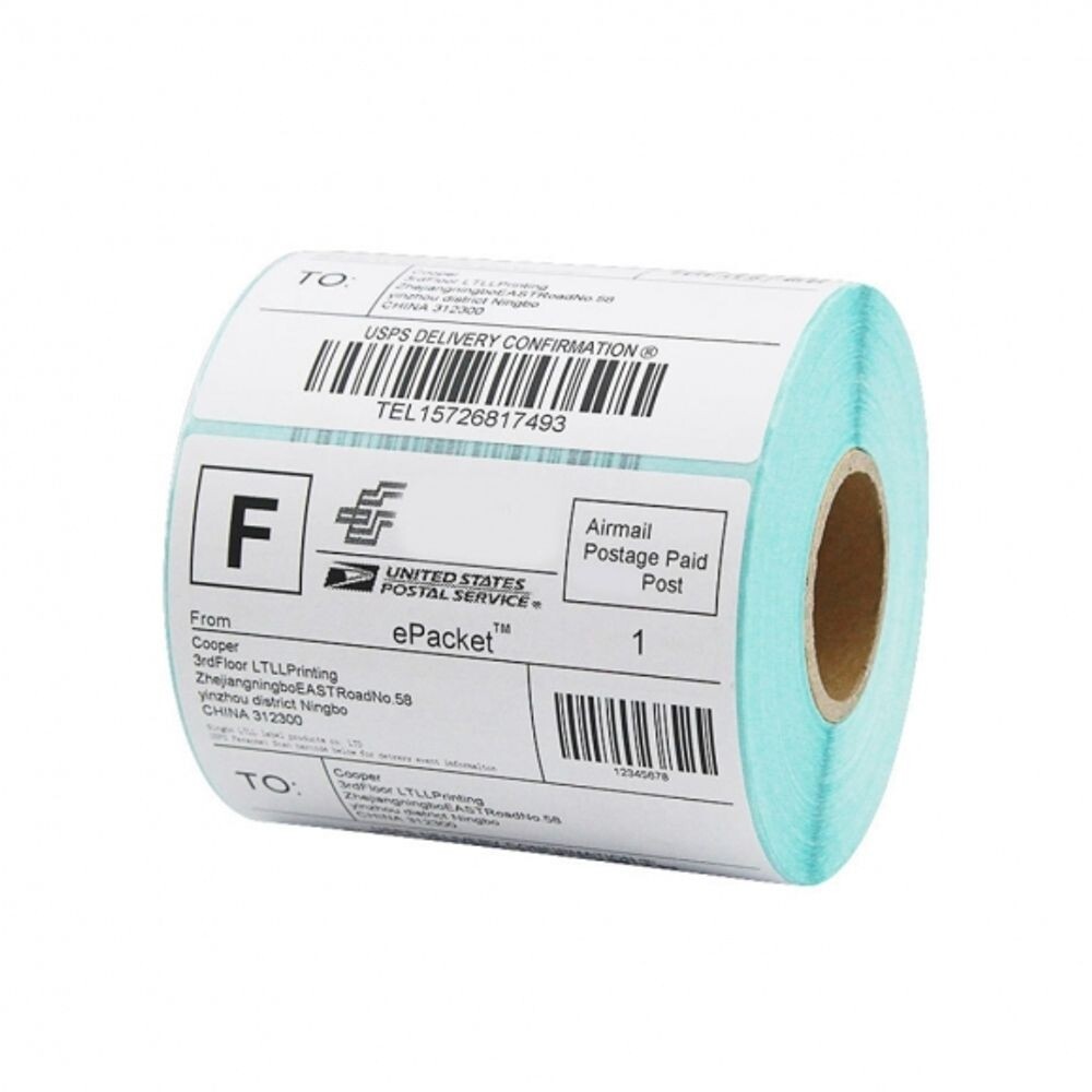 (600매 70x50mm)바코드 감열 롤라벨/프린터/용지/사무용/매장용/재고관리/출고/배송/주소/병원/약국/무지