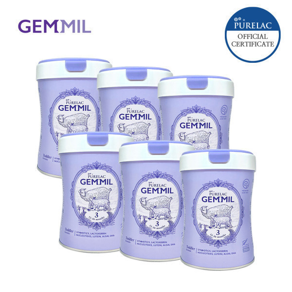 [오늘출발]퓨어락 최고급 산양분유 젬밀 3단계(12~36개월)750g 6캔