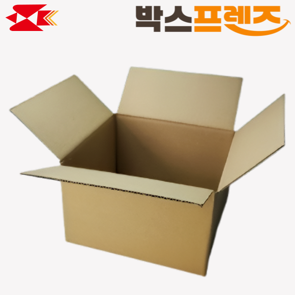 [오늘출발] 골판지 무지 편의점 포장 이사 상자 택배박스 우체국5호 480x370x340(312RDP) 10매|A형|BA골|로터리