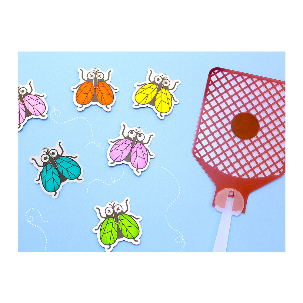 탁탁 여름 파리 잡기 놀이 4인세트 재미있는 이색 미술 교습소 자석 놀이 학습 방과후 돌봄