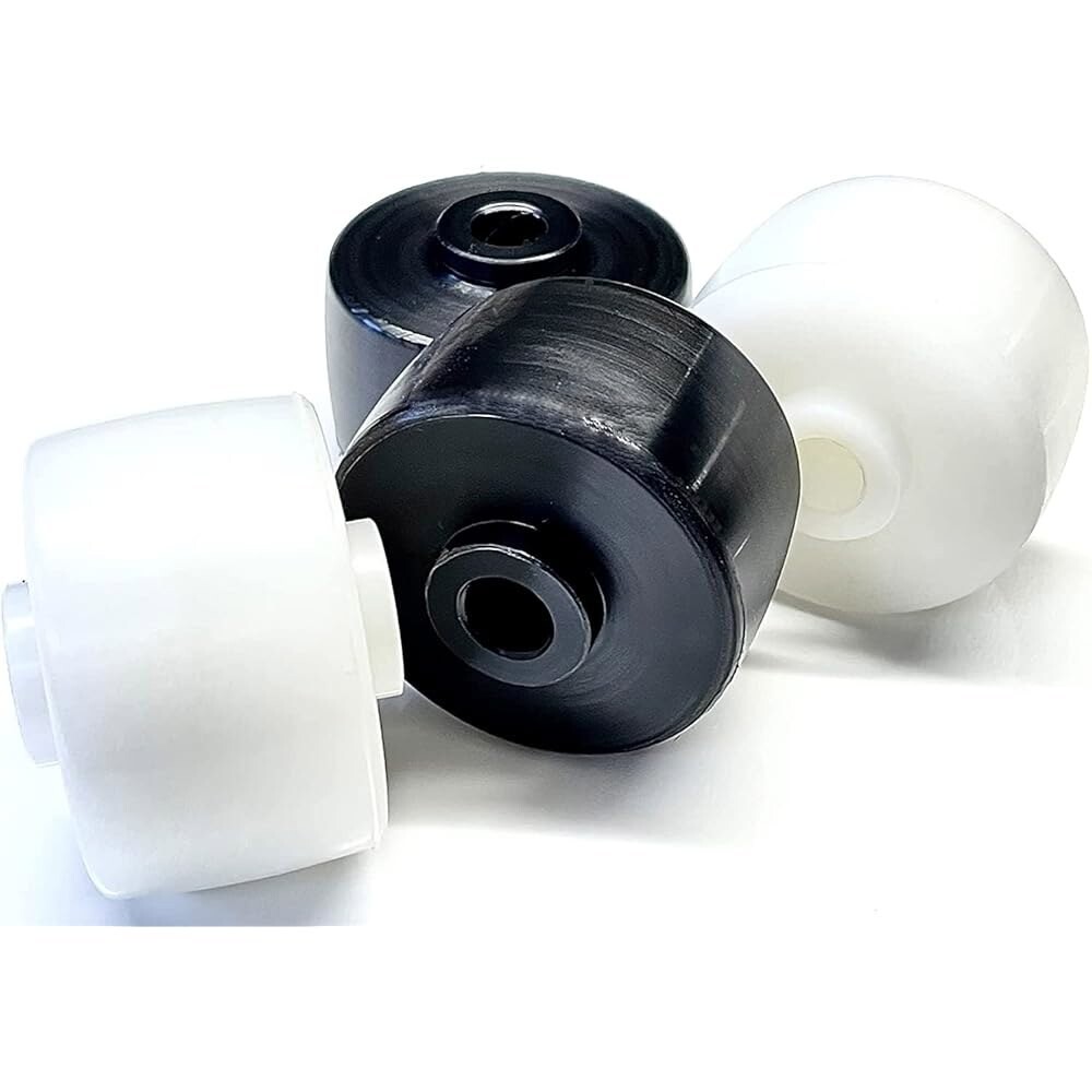 팔레트 잭 BT 롤라트럭 LHM230 및 유사 팔레트 트럭 팔레트 잭 메인 가이드 진입 바퀴 세트 2 (블랙)