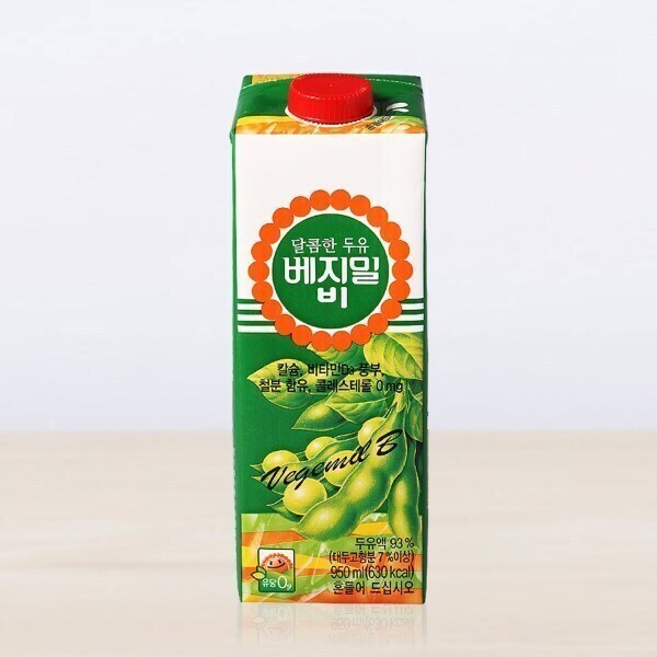 [오늘출발] 베지밀 정식품_달콤한 베지밀B(팩) 950ml x 12개