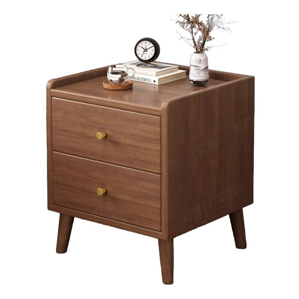 [오늘출발] 협탁 테이블 침대 심플 침대옆 원형 버전 모던심플 유금단목색 실버오크 화분 가높은