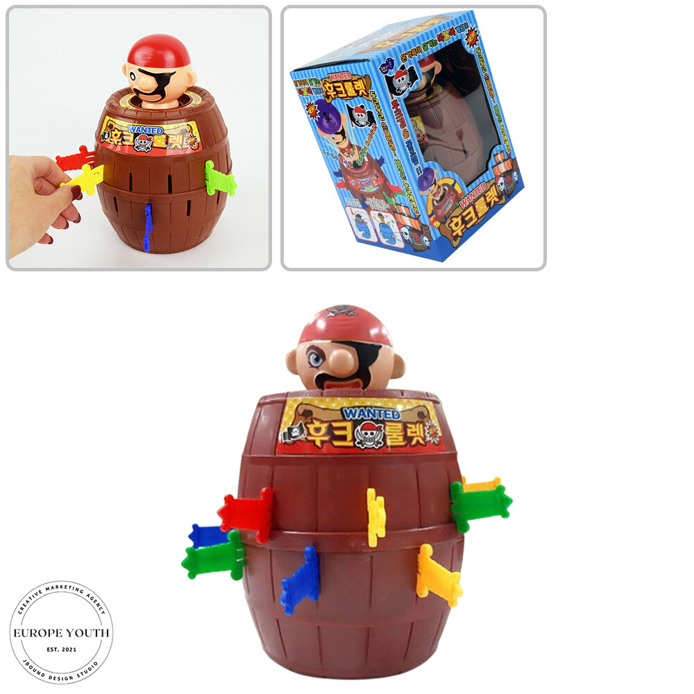 [오늘출발] 해적룰렛 가족게임 통에칼꽂는 복불복게임 커피내기 진사람정하기