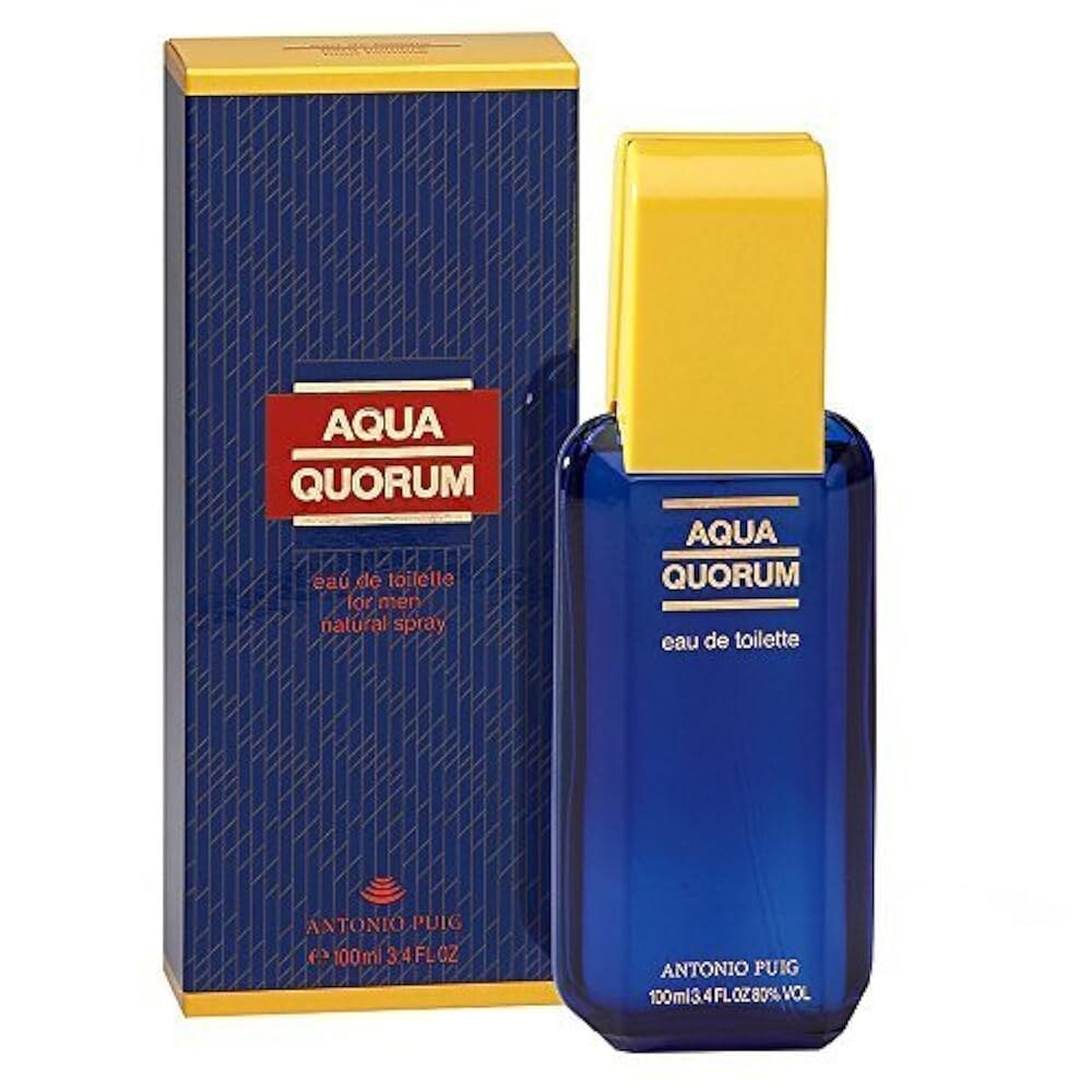 안토니오 푸이그 아쿠아 쿼럼 남성용 오 드 뚜왈렛 스프레이 3.4파운드 온스