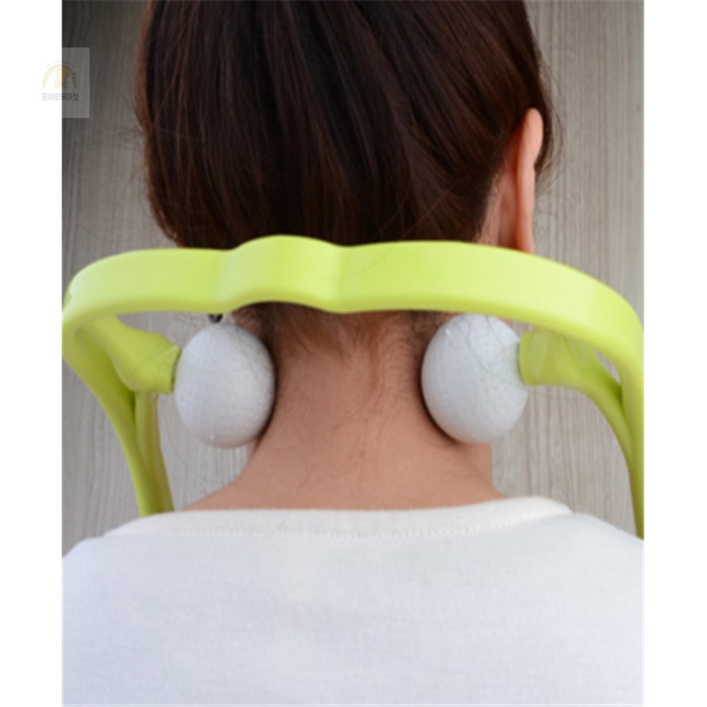 [오늘출발]모아모두 골프공 목 지압기 승모근마사지 부모님선물 목어깨마사지기 목마사지기구