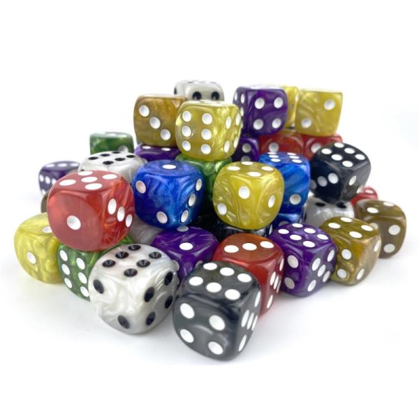 보드게임방10/PCS/Set D6 6 얼굴 둥근 가장자리 주사위 12mm 아크릴 카지노 테이블 보드 게임 역할