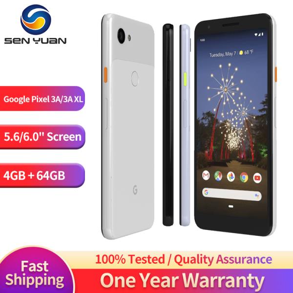 구글 픽셀 3 x l 옥타 코어 NFC 스냅드래곤 정품 언락 휴대폰 5.6 인치 4GB RAM 64GB ROM 4G LTE 3A 3