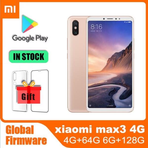 글로벌 롬 스마트폰 샤오미 맥스 3 6G 128G 6.9 인치 지문 4G 안드로이드 큐봇 맥스 3 스냅드래곤 6