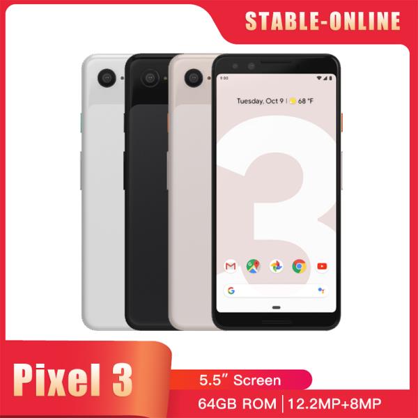 구글 픽셀 3 4G 정품 언락 휴대폰 5.5 인치 64GB 128GB ROM 스냅드래곤 845 안드로이드 옥타코어 픽