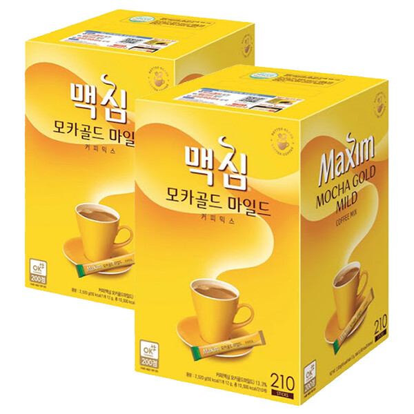 [오늘출발] 맥심 맥심 모카골드 커피믹스 420T (210T x 2) 맥심 동서식품 맥심 모카골드 커피믹스 420T (210T x 2) 맥심 동서