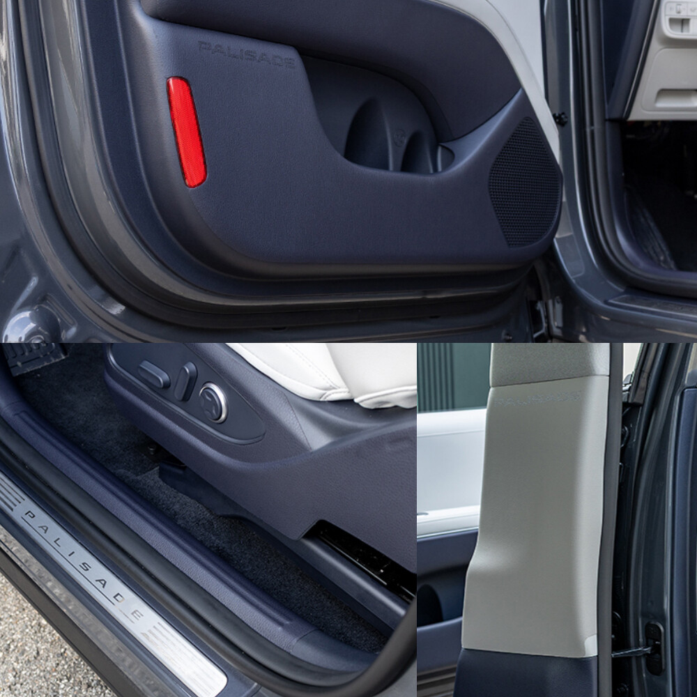 [오늘출발] 콘보이 디올뉴 팰리세이드LX3 인조가죽 도어커버 차량실내 스크래치방지 가죽커버 튜닝도어커버 LX3