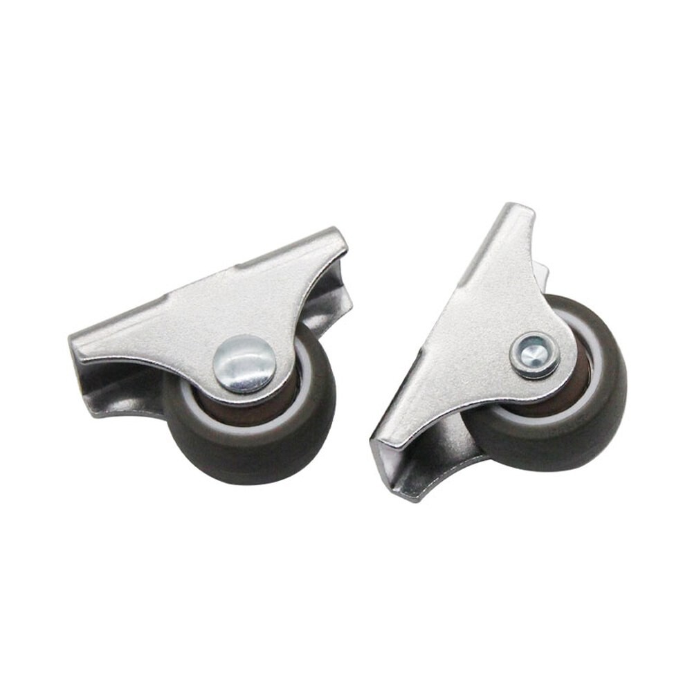 [오늘출발] 360도 자유 회전 숨겨진 범용 휠 슬롯형 푸시풀 테이블 가구 바닥 무소음 방향