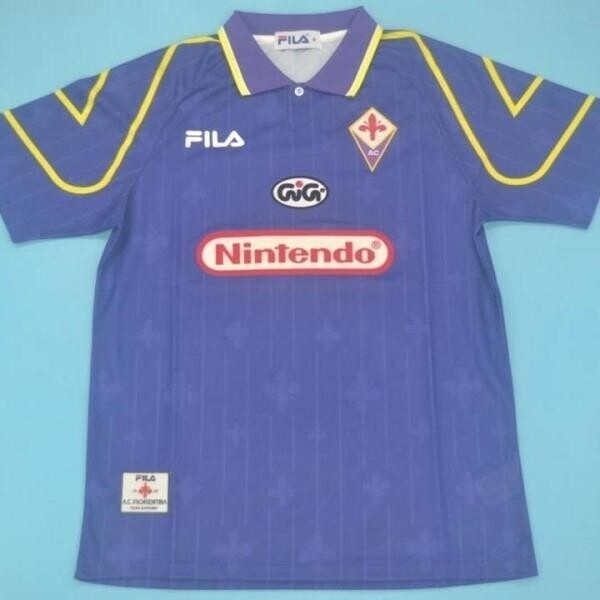 97-98시즌 피렌체 유니폼 빈티지 축구복 바티스투타 Fiorentina 홈 퍼플