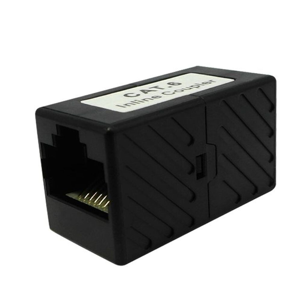 CAT6 RJ45 커플러 블랙 8P8C 랜케이블 랜선 연장잭/셋톱/박스/플러그/전선/커넥터/변환/연결선/인터넷/투명