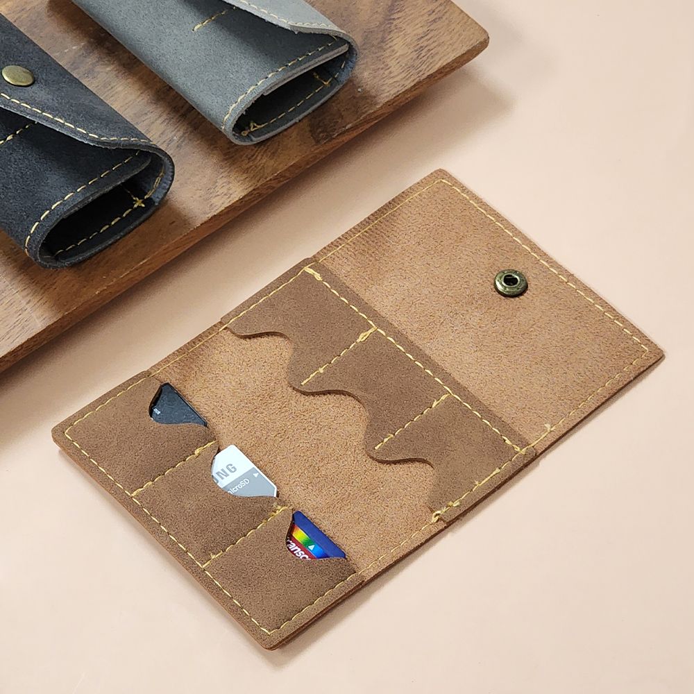 [오늘출발] SD카드 보관 케이스 보관함 수납 가죽/고급 메모리 유심 여행용