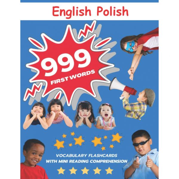 프리미엄 영어 단어 알파벳 교육 플래시 카드 학습 어휘 999개의 폴란드어 첫 미니 독해력을 갖춘 플래시카