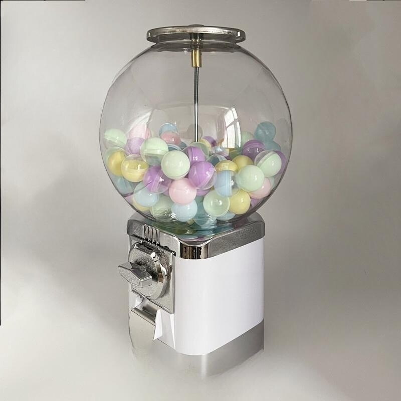 가챠 머신 슬롯 문방구 뽑기통 추억 인형 피규어 장난감 스몰 화이트 프리 트위스트