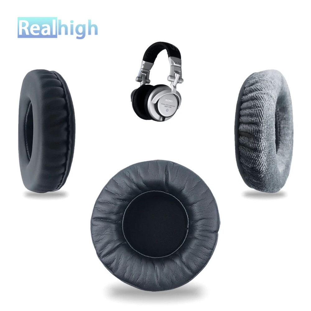 RealHigh 교체용 이어패드 소니 MDR-V700 MDR-V700DJ MDR-Z700 헤드폰용 두꺼운 메모리 폼 쿠션