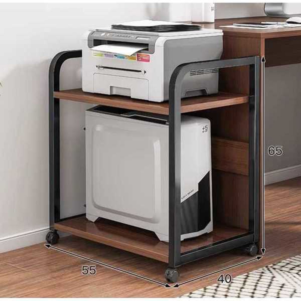 [오늘출발] 이동식 프린터받침대 복사기 선반 사이 거치대 복합기 수납장