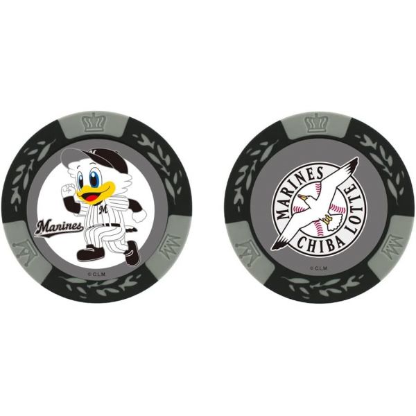 골프 마커 볼마크 세트 호쿠신 교역 치바 롯데 마린스 카지노 칩