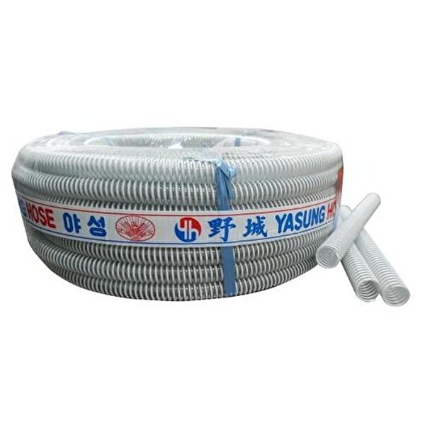 브이와이 VCLNN36Q 야성 고압나선호스 x 자재 투명 38mm 50m