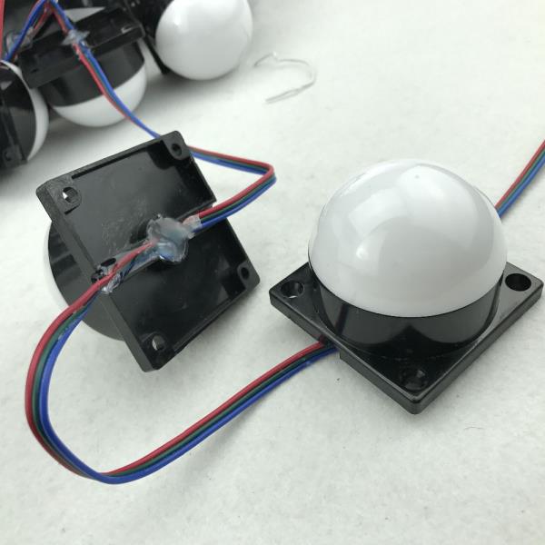 커버 직경 60mm DC12V WS2811 주소 지정 가능 1.44W(6led) RGB 풀 컬러 유화이트 픽셀 모듈