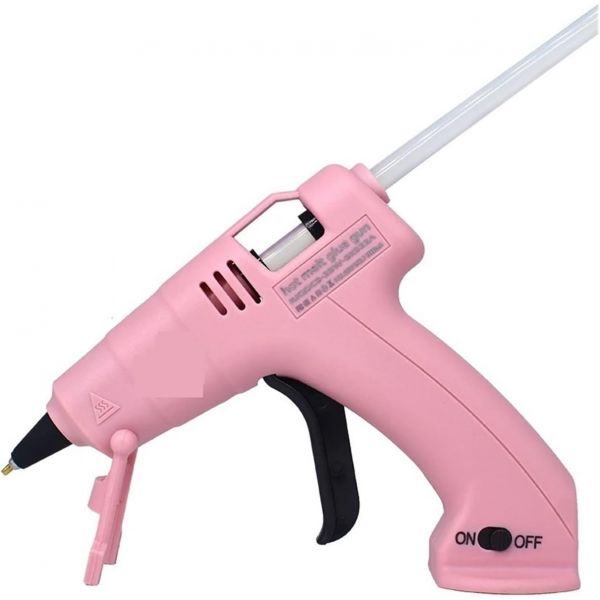 글루건 휴대용 실리콘총 핫멜트 무선 핸드크래프트 홈 DIY 수리 사용 7밀리미터 스틱풀 무선글루건 3.6V 20