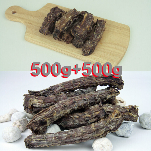 [오늘출발] 잘먹개 국내산 수제 강아지간식 오리목뼈 500g+500g 대용량 무료배송