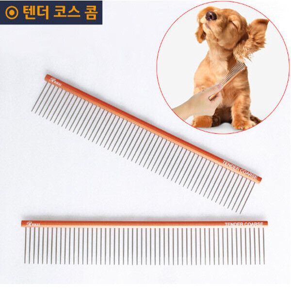 [오늘출발] 리케이 리케이 텐더 코스콤 강아지 고양이 털관리 이중 빗 반려동물 빗 리케이콤