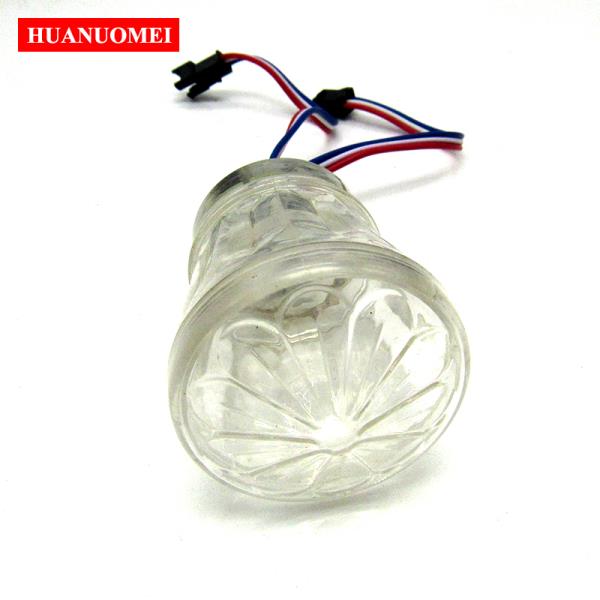 38mm 8LED 디지털 UCS1903 5050 SMD RGB 픽셀 모듈 전구 12V 주소 지정이 가능 공원 램프 방수 IP67