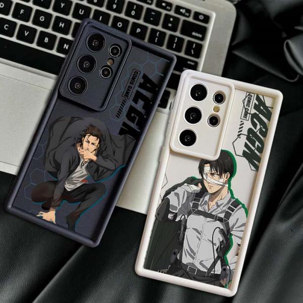 [오늘출발] 삼성 갤럭시 S25 S24 S23 S22 S21 S20 울트라 플러스 FE 5G용 진격의 거인 카툰 눈 사다리 소프트 TPU 케이