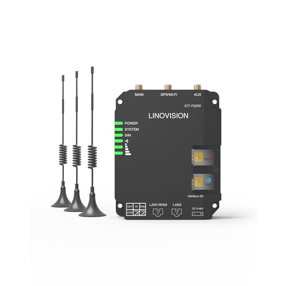 [오늘출발]Wi-Fi 원격 사이트용 향상된 신호 듀얼 SIM 슬롯 RS485 디바이스용 DTU 게이트웨이 IoT 센서 태양광 카메라