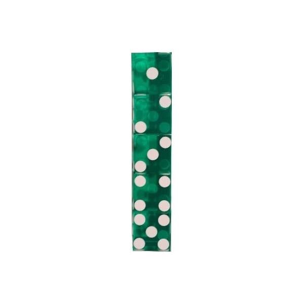 다면체 주사위 파티 보드게임 다이스 1 스틱 그린 Polished Casino Dice 19 mm 3 4 인치