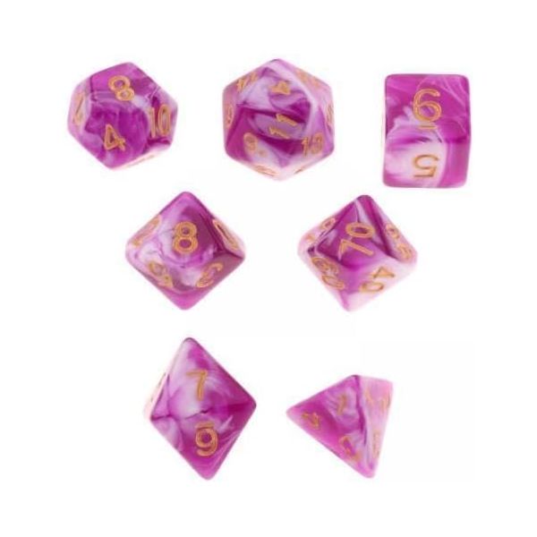 다면체 주사위 다이스 다각형 보드게임 Dickly 3x7 조각 파티 용품 카지노 액세서리 테이블 게임 아크릴