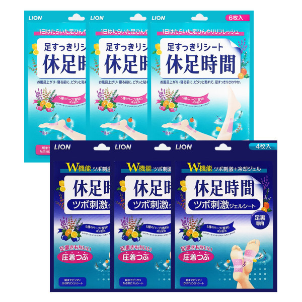 [오늘출발] 휴족시간 쿨링시트18매 + 지압쿨링시트12매 일본 발바닥 붙이는 파스 종아리 다리 피로 자극 수액 풋패치