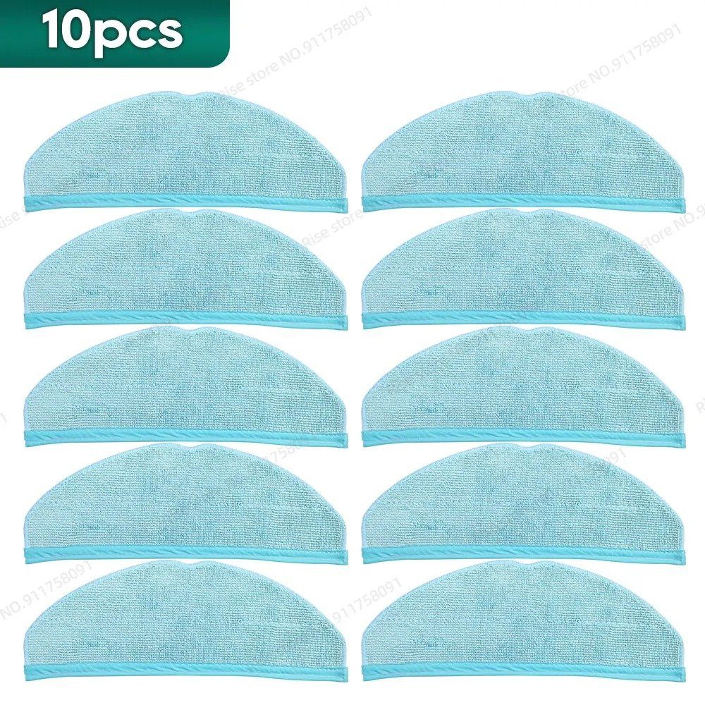 [호환] Conga 8090 Ultra / 9090 AI  Everybot Q5 액세서리와 호환 가능 메인 브러시 필터 걸레 천 먼지 봉 Set 11