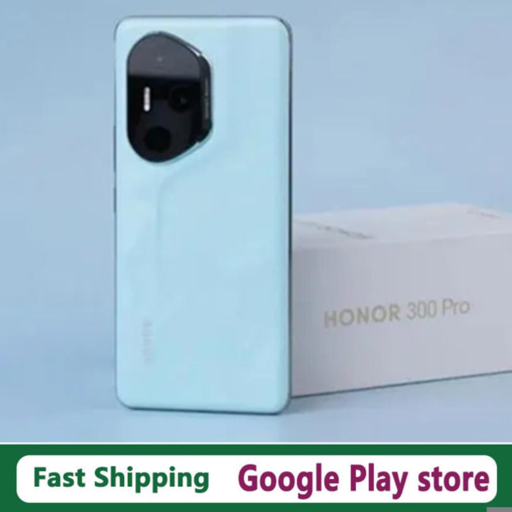 휴대폰 SIM 카드 정품 Honor 300 Pro 휴대폰 스냅드래곤 8 Gen 3 안드로이드 15.0 OTA 6.78 인치 AMOLED 12