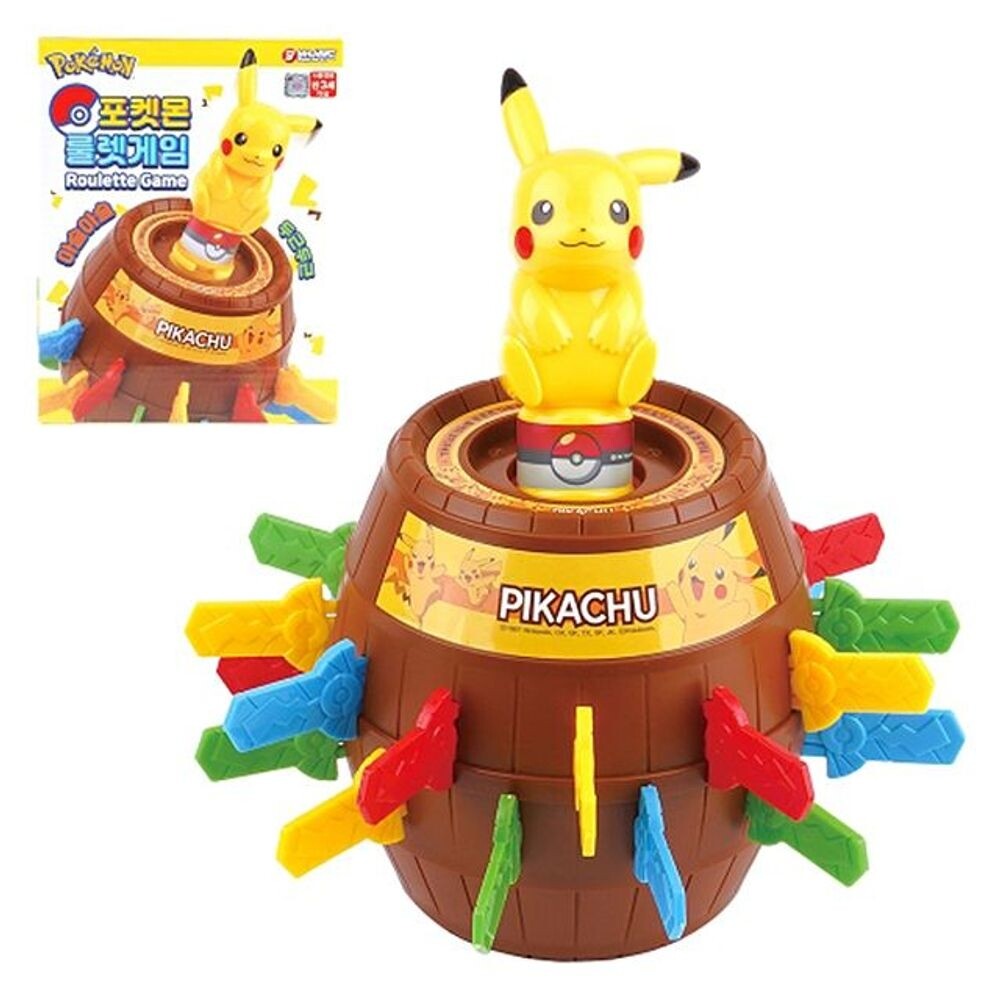 포켓몬 룰렛게임/쌓기/게임/룰렛/돌리기/펭귄/보드/샤크/복불복/후크/개구리/벌칙/해적/룰랫/미니/장난감