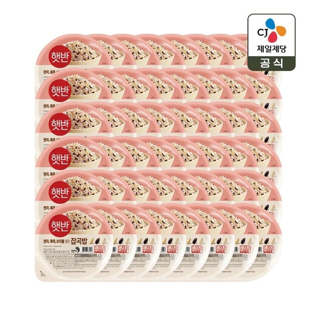 CJ제일제당 햇반 잡곡밥 210g x48개