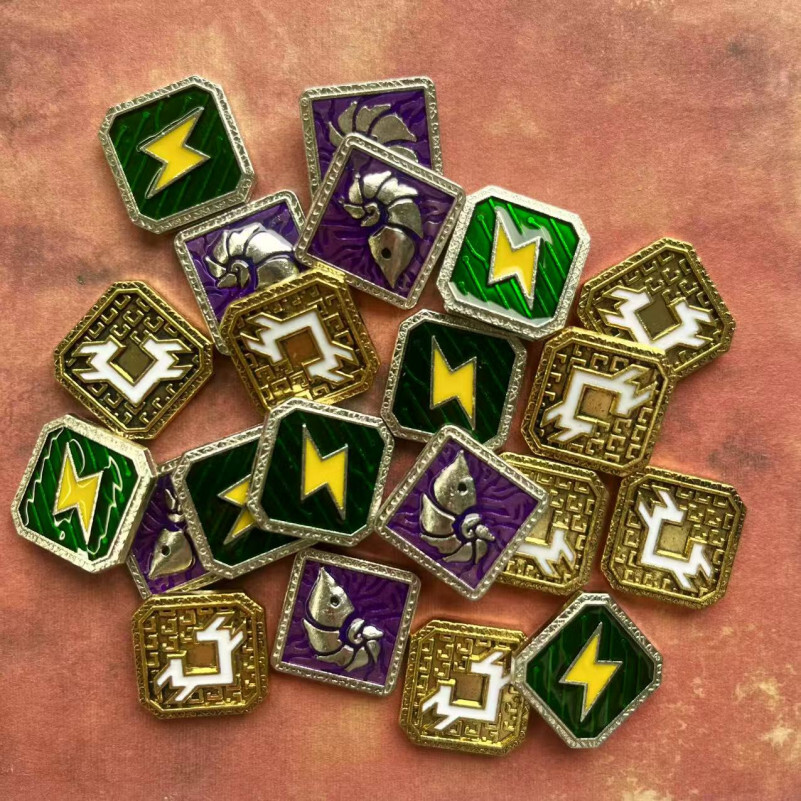 보드게임 세티 구성물 업그레이드 금속 토큰 악세사리 부품