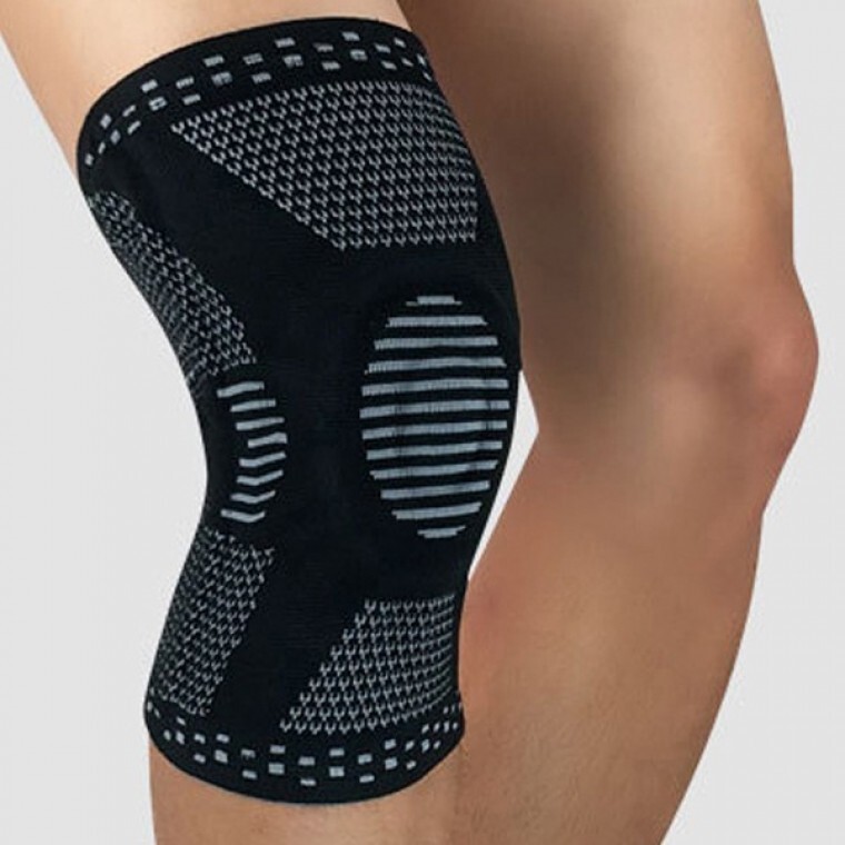 리빙꿀템  스포츠 실리콘 패드 무릎보호대 운동 러닝 무릎아대 보호 런닝 밴드 스트링 압박