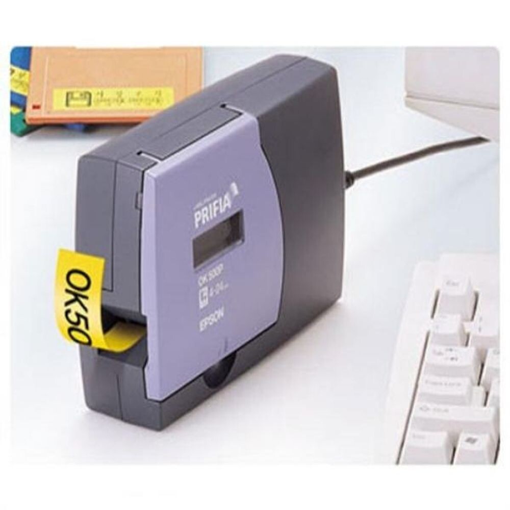 EPSON)프리피아 라벨프린터/기호/그림/문자/테두리/글꼴/숫자/날짜/주소/이름/인쇄/한글/영어/학교/학원