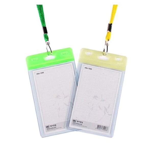 브이와이 VCMO1OOV 명찰 세로형 출입증케이스 사무용품 색상랜덤