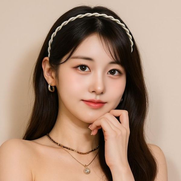하프클럽/셀러허브_여성트랜드패션 헤어밴드 펄 진주 머리띠 스파