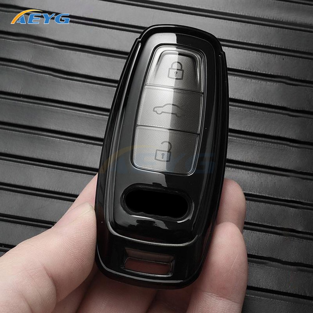 아우디 호환용 호환용 호환용 호환용 A3 A4 B9 A6 A7 4K A8 E tron Q5 Q8 C8 D5 SQ8 보호 쉘 Fob 키 체인